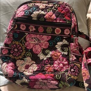 Vera Bradley Multicolor Floral Backpack